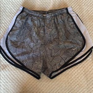Black & White Patterned Nike Tempo Shorts🤍